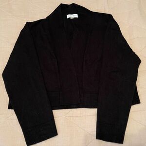 Calvin Klein Black Shrug Sweater